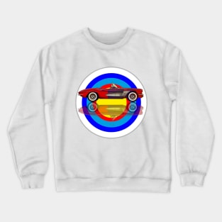 Red Corvette on target Crewneck Sweatshirt